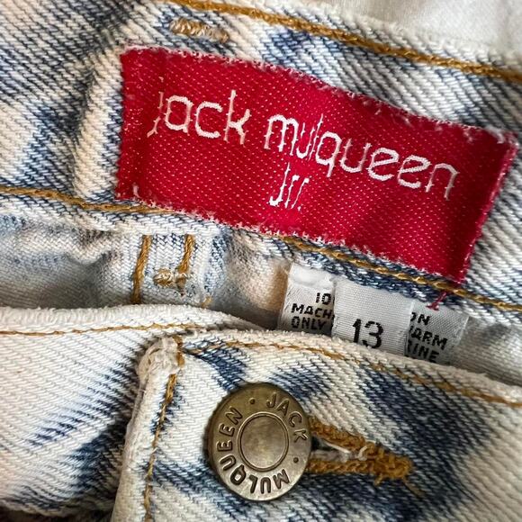 Vintage Reworked Acid Wash Skirt - Picture 6 of 7